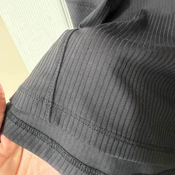 Spyder Active Women’s Black Ribbed Short-Sleeve Athletic Tee - Picture 6 of 6